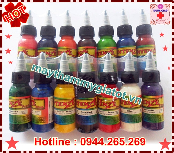 Mực xăm hình Intenze của Mỹ