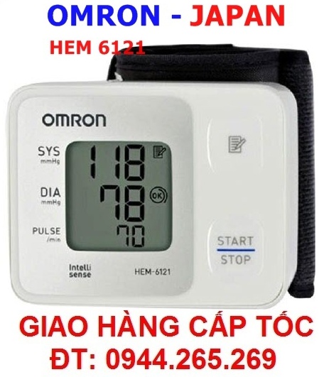 Máy đo huyết áp cổ tay HEM-6121