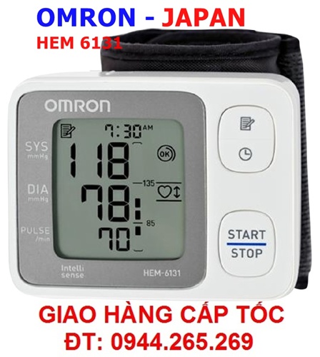Máy đo huyết áp cổ tay HEM-6131